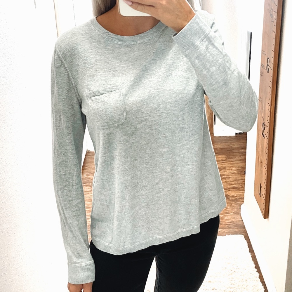 Classic Casual grey Talbots pullover size petite Large - Picture 8 of 8